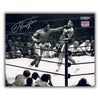 MUHAMMAD ALI & AUTOGRAPHED BY JOE FRAZIER 8X10 BOXING PHOTOGRAPH HAND SIGNED HEAVYWEIGHT FIGHT IMAGE