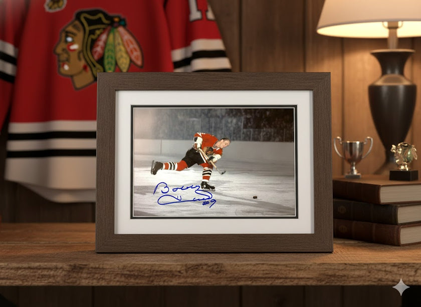 BOBBY HULL AUTOGRAPHED 51ST GOAL 8