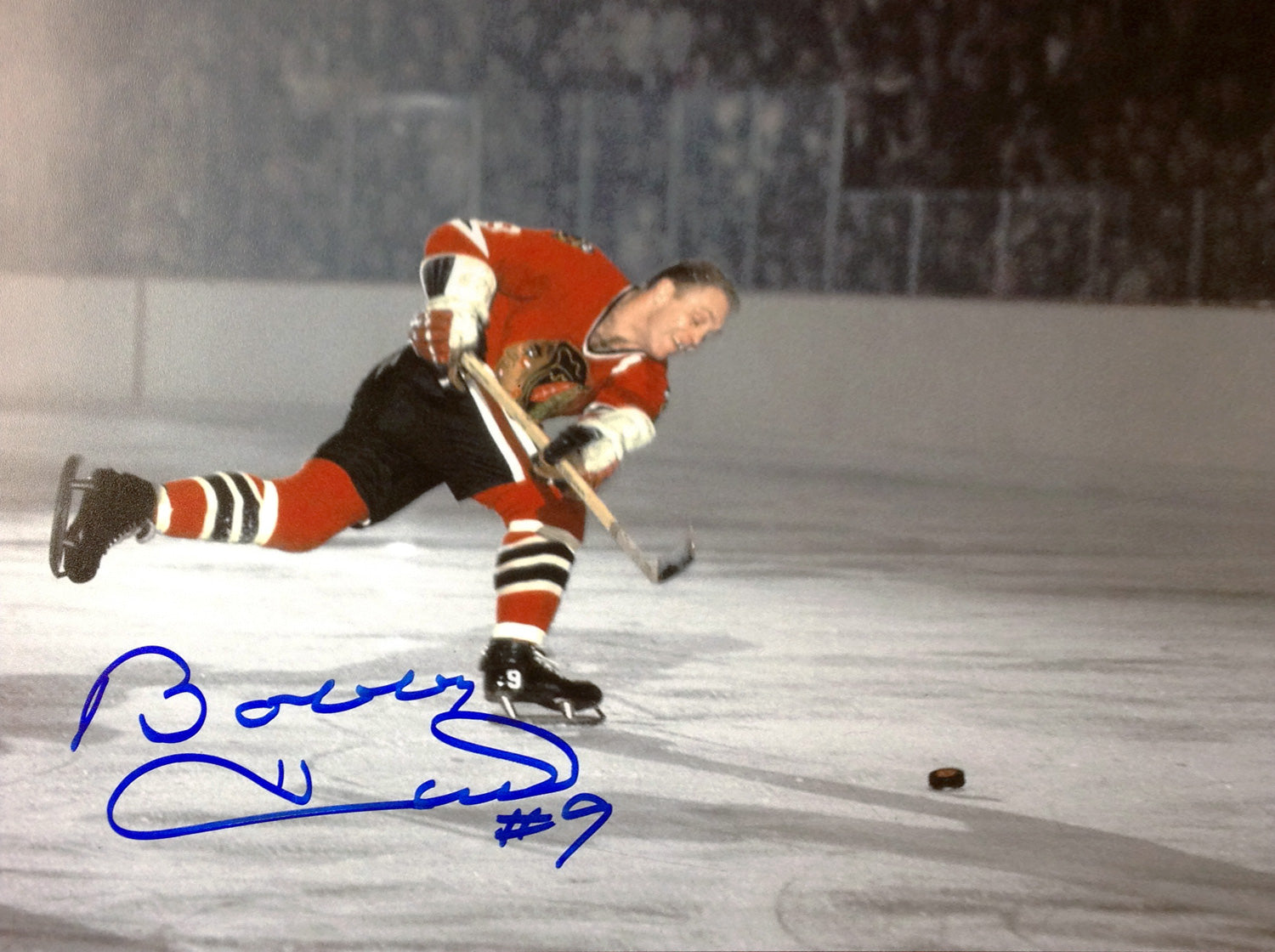 BOBBY HULL AUTOGRAPHED 51ST GOAL 8