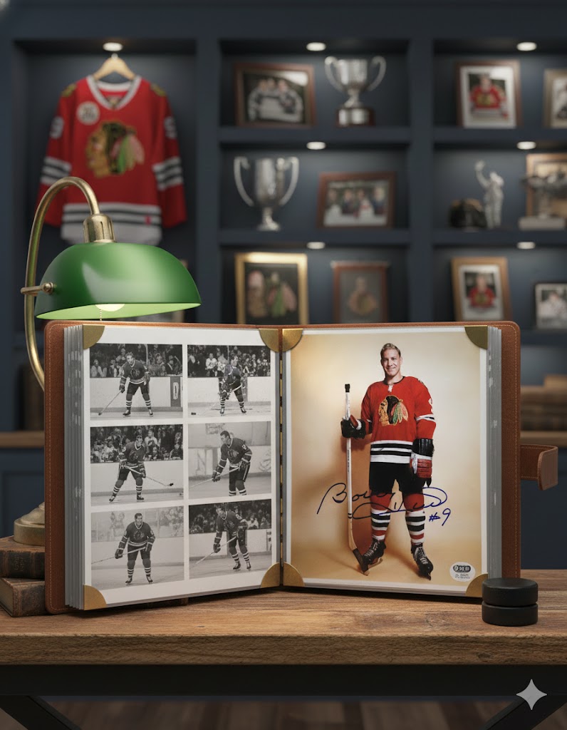 BOBBY HULL AUTOGRAPHED 8
