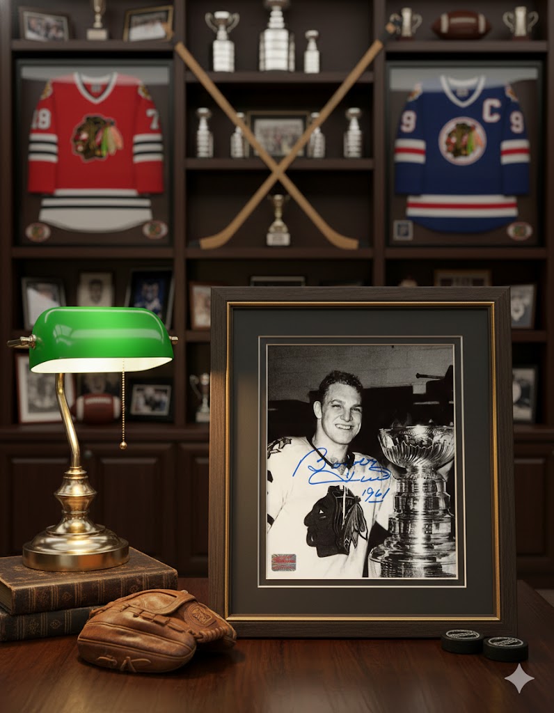 BOBBY HULL AUTOGRAPHED STANLEY CUP 8