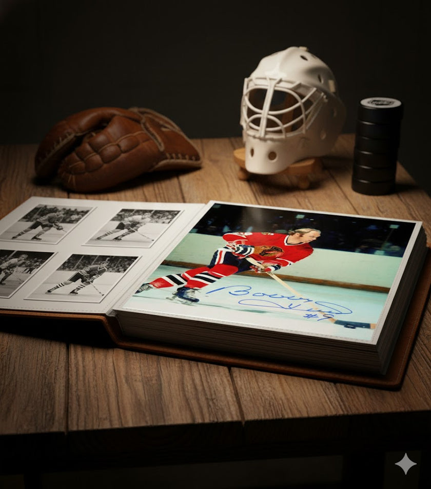 BOBBY HULL AUTOGRAPHED 8