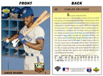 CARLOS DELGADO ROOKIE CARD 1993 UPPER DECK – TORONTO BLUE JAYS COLLECTIBLE BASEBALL CARD (3.5