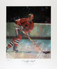 BOBBY HULL AUTOGRAPHED LITHOGRAPH – THE GOLDEN JET LTD. EDITION – NHL CHICAGO BLACKHAWKS COLLECTIBLE (22