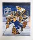 LEGENDS OF THE CREASE SIGNED LITHOGRAPH – BOWER, CHEEVERS, HALL, WORSLEY AUTOGRAPHS – 24