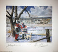 LET’S ASK LITHOGRAPH SIGNED BY JOHNNY BOWER & JEAN BÉLIVEAU – 9.5