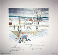 WHERE LEGENDS BEGIN LITHOGRAPH SIGNED BY CHEEVERS, HALL, BOWER & WORSLEY – NHL GOALIE GREATS 10