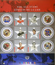 CANADA POST 2001 ALUMNI ALL-STAR STAMP SET FEATURING BOBBY HULL & JEAN BÉLIVEAU – NHL LEGENDS PHILATELIC TRIBUTE (8