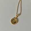 Fleur De Pivione aka Peony Necklace- Gold