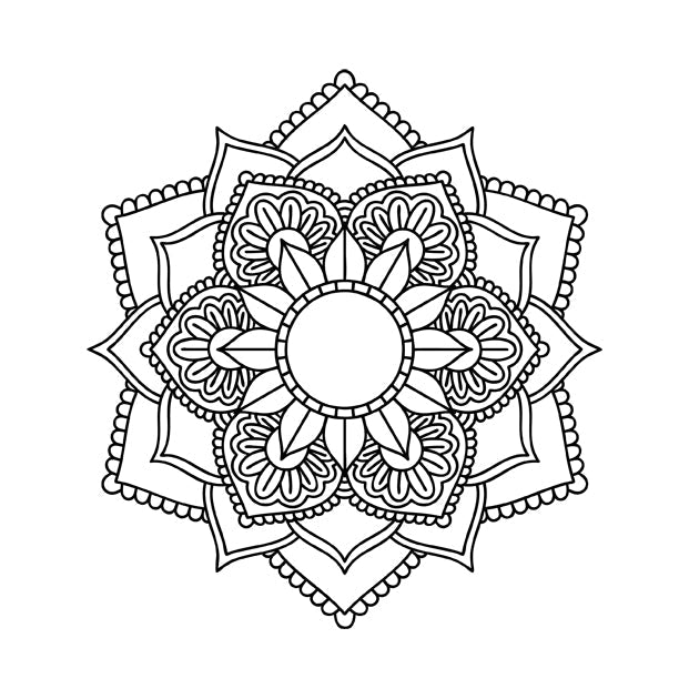 Meditative Mandalas Coloring Book for Kids (Spiral Edition)
