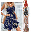 1 Pack Of Floral Print Suspender Dress
