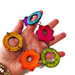 Bright Floral Statement Necklace Handmade