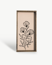 Flower Bouquet Wood Sign