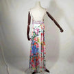 Flower Skirt Summer Female Beach Holiday Wear Female Suspender Skirt Large Swing Skirt Printed Long Skirt