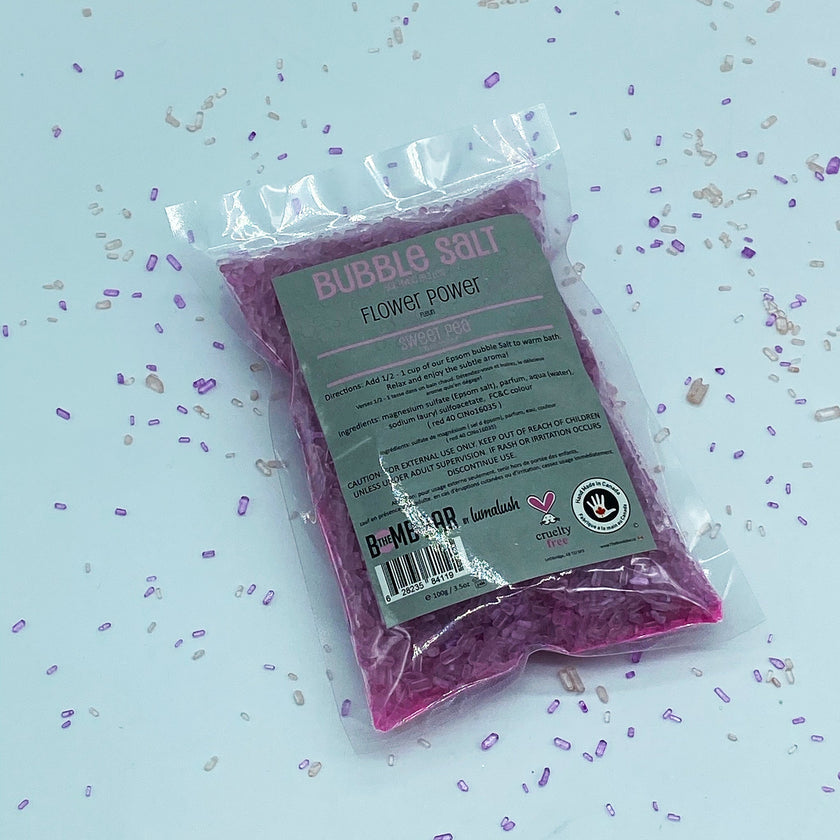 Bubble Salt Soak with Epsom Salt