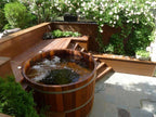 Fluid Float Colonial Cedar Hot Tub