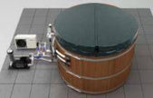 Fluid Float Colonial Cedar Hot Tub