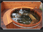 Fluid Float Colonial Cedar Hot Tub