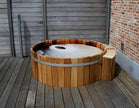 Fluid Float Colonial Cedar Hot Tub