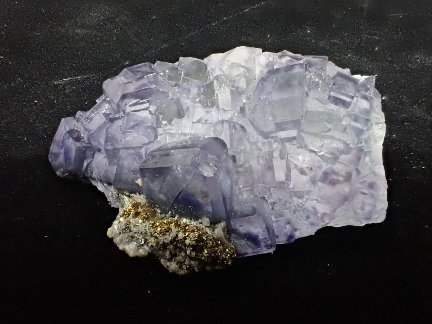 Fluorite with Pyrite – Yaogangxian Mine, Yizhang County, Hunan Province, China