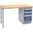 Industrial Duty Workbench, Door w/ Drawer Combination, 1000 lbs. Cap., 36