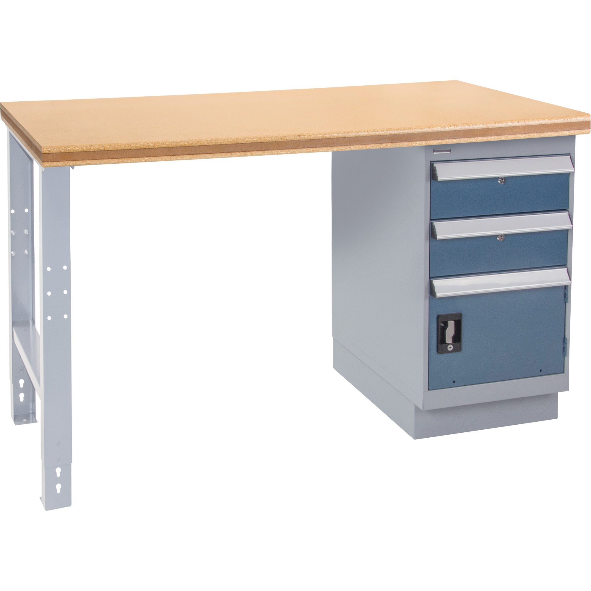 Banc de travail industriel, 91 cm (L) x 152 cm (P) x 86 cm (H), capacité de 454 kg.
