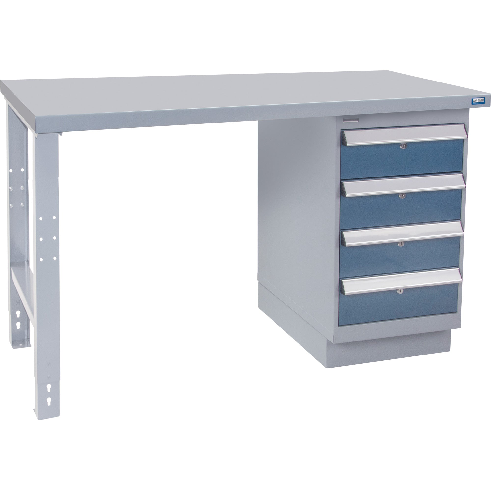 Banc de travail industriel, 91 cm (L) x 152 cm (P) x 86 cm (H), capacité de 454 kg.