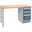 Industrial-Duty Workbench, Door w/ Drawer Combination, 1000 lbs Cap., 72