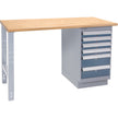 Banc de travail pour usage industriel, capacité de 1000 lbs, 152,4 cm (L) x 76,2 cm (P), 86,4 cm (H)