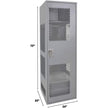 Gear Locker with Door, Steel, 24