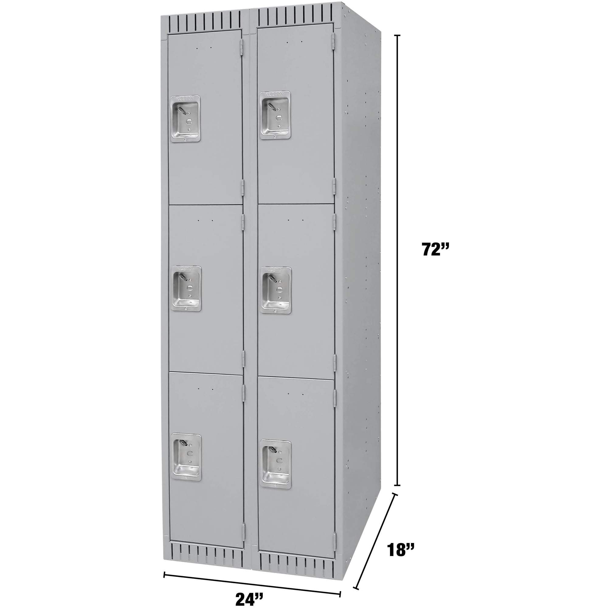 Lockers, 3 -tier, Bank of 2, 24