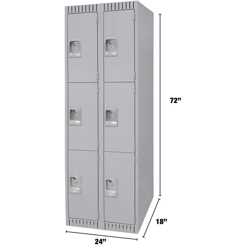 Lockers, 3 -tier, Bank of 2, 24