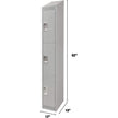 Lockers, 3 -tier, 12
