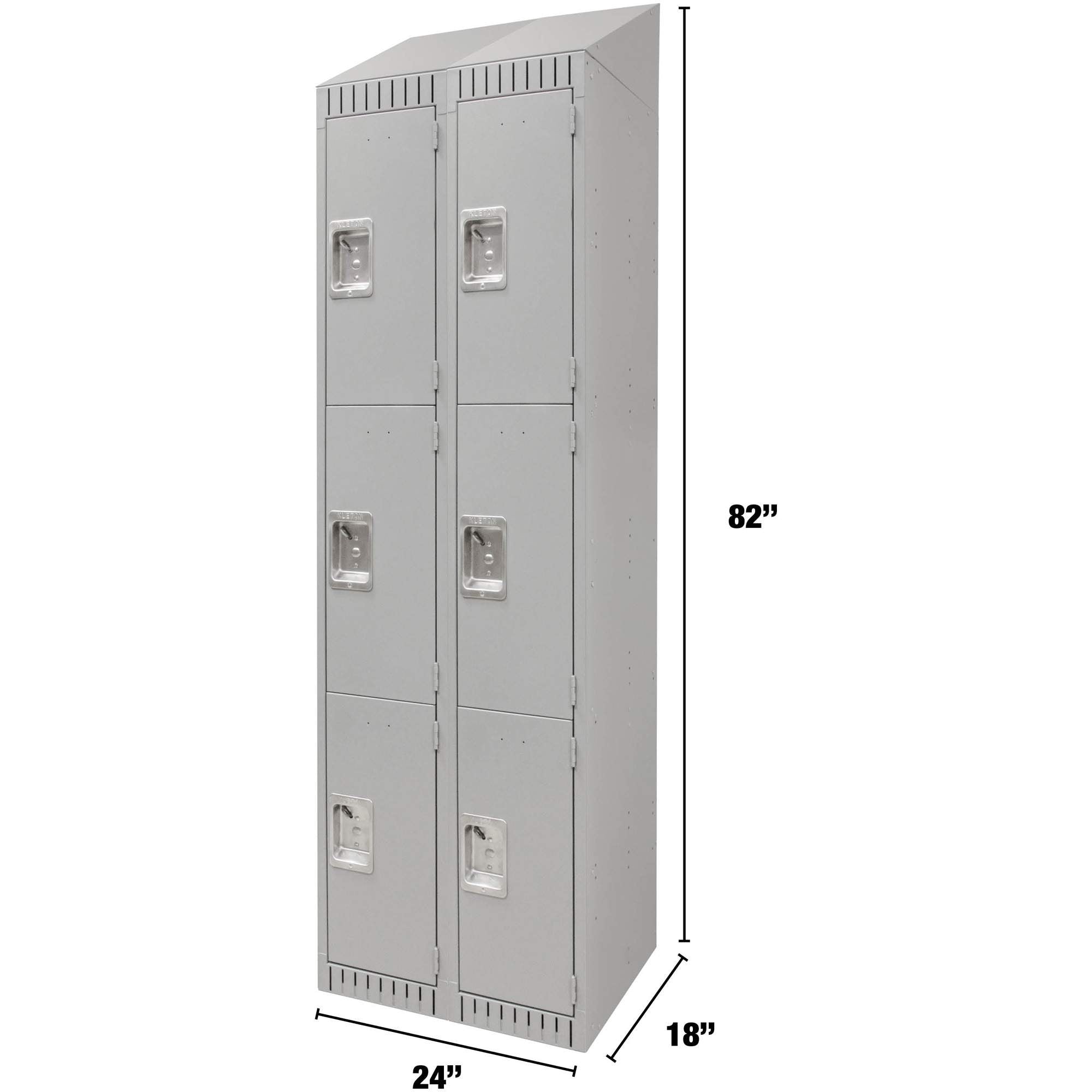 Lockers, 3 -tier, Bank of 2, 24