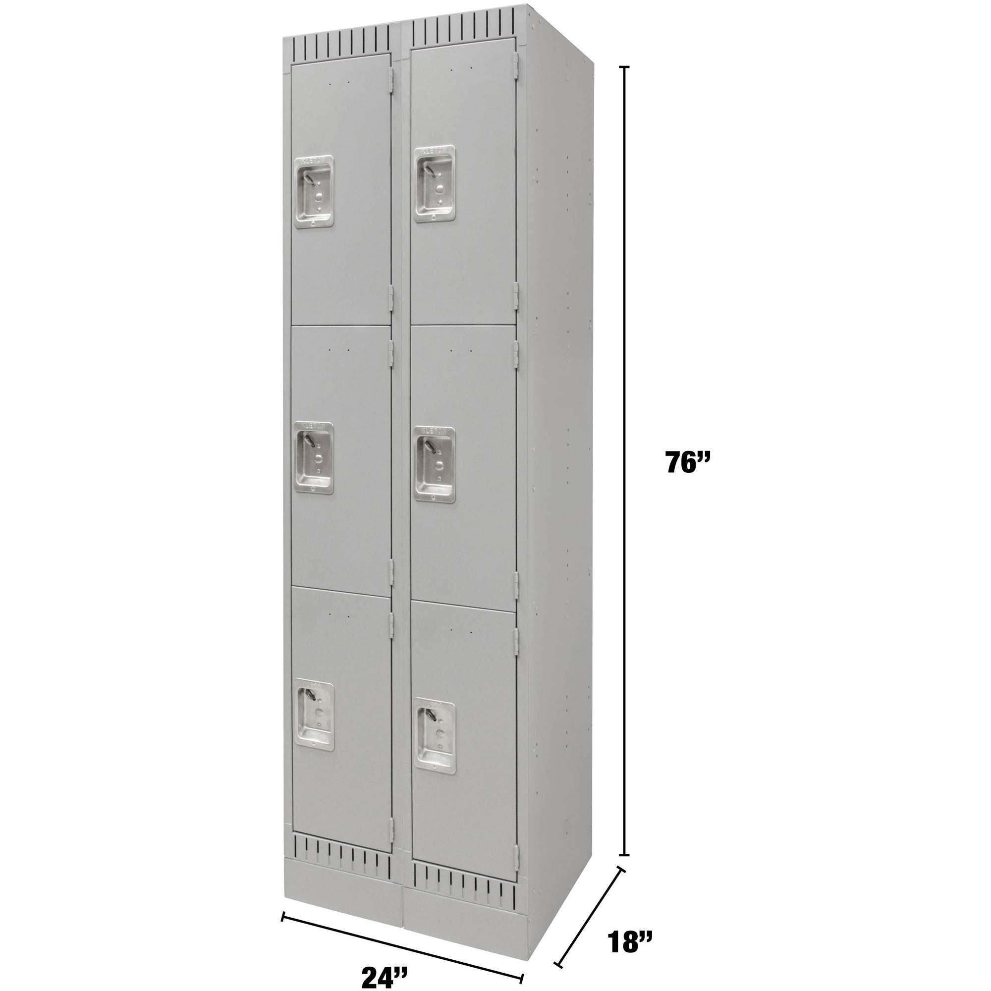 Lockers, 3 -tier, Bank of 2, 24