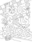 Girl Power Coloring Book for Kids (Spiral Edition)