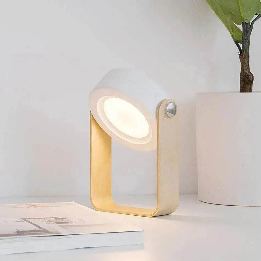 Foldable Touch Dimmable Reading LED Night Light Portable Lantern Lamp USB Rechargeable For Home Decor