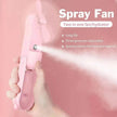Folding Hand-held Fan Spray Water Replenishing Portable USB Charging