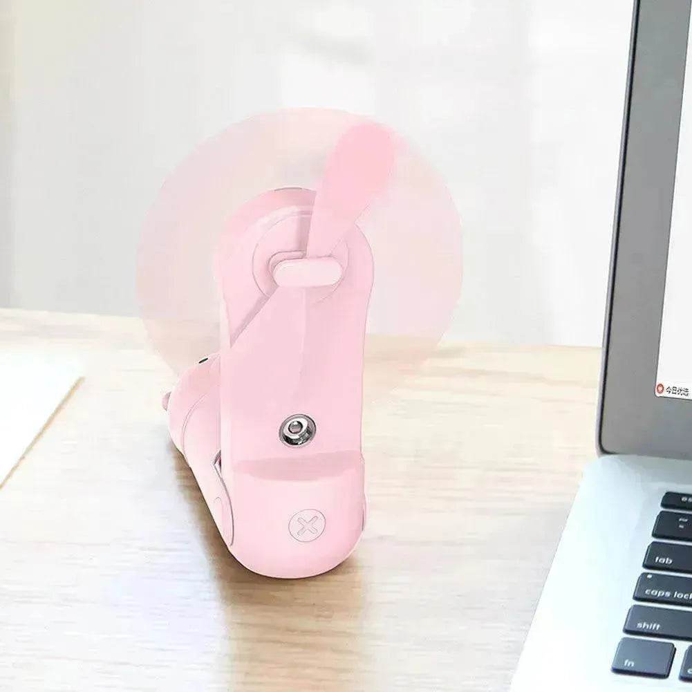 Folding Hand-held Fan Spray Water Replenishing Portable USB Charging