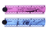 folding ruler 30cm widened rotary ruler
