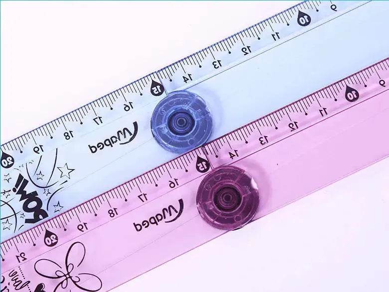 folding ruler 30cm widened rotary ruler