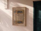 Folio from the Koran | Ancient Religious Islamic Arabic Calligraphy Art (available handframed or unframed)