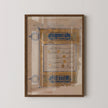 Folio from the Koran | Ancient Religious Islamic Arabic Calligraphy Art (available handframed or unframed)