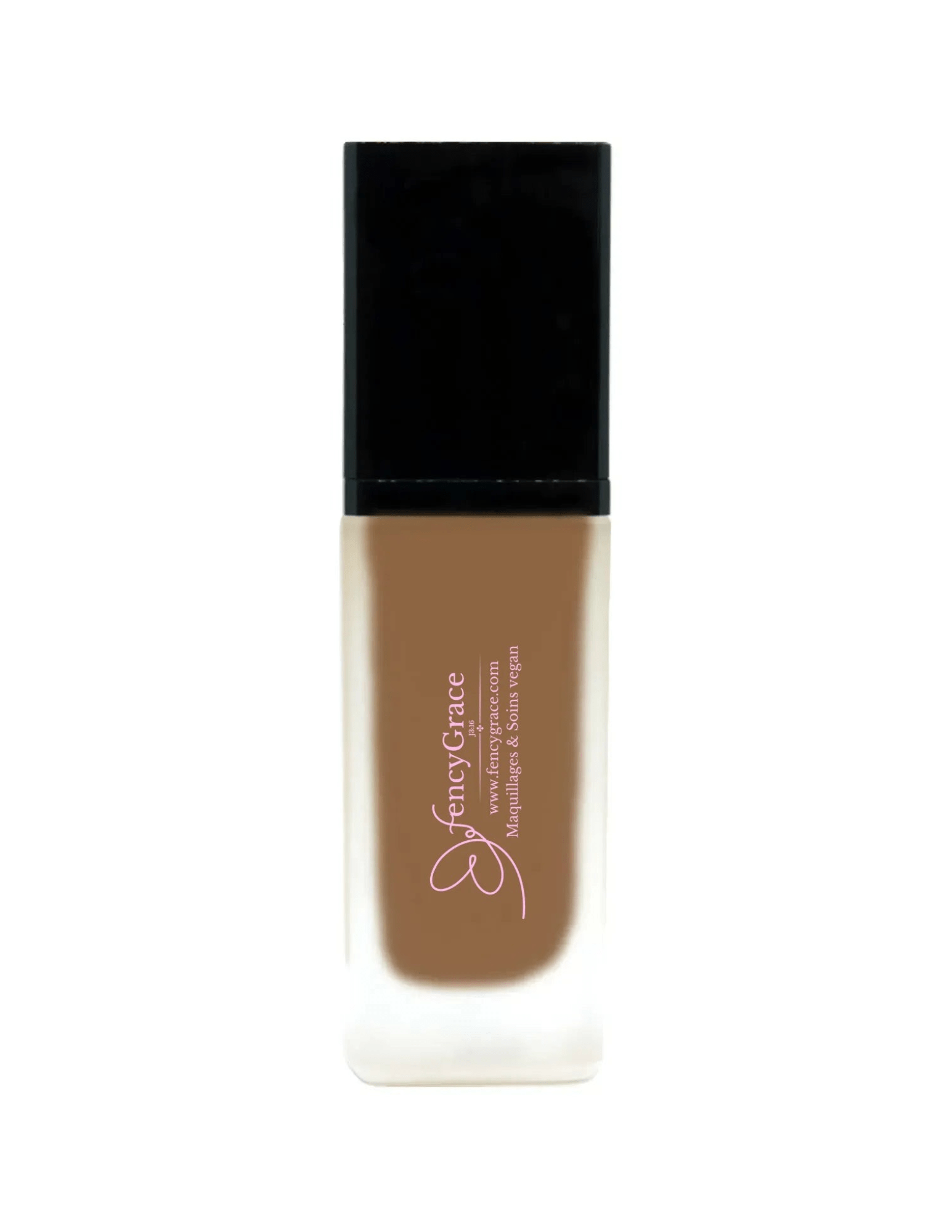 Fond de teint vegan hydratant Brune 123 | Couvrance naturelle & fini lumineux – FencyGrace Canada