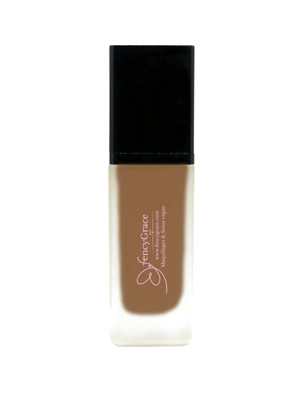 Fond de teint vegan hydratant Brune 123 | Couvrance naturelle & fini lumineux – FencyGrace Canada
