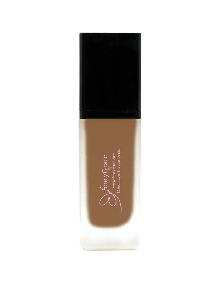 Fond de teint vegan hydratant Brune 123 | Couvrance naturelle & fini lumineux – FencyGrace Canada