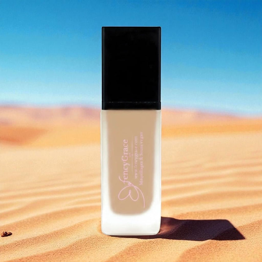 Fond de teint vegan hydratant FencyGrace - Elisabeth 103 - couvrance naturelle -  fini lumineux  - longue tenue
