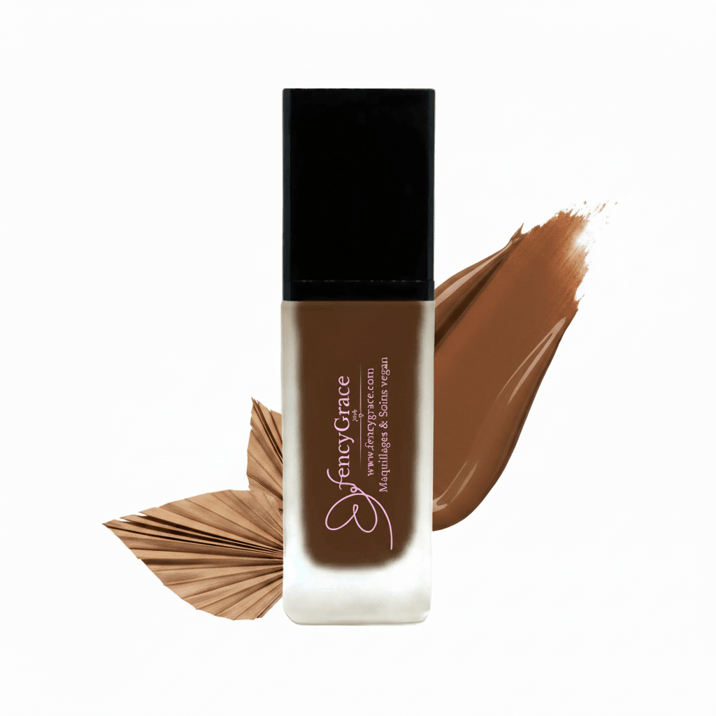 Fond de teint vegan hydratant SPF 15 – Fini lumineux naturel | FencyGrace Canada - disponible dans plusieurs teintes