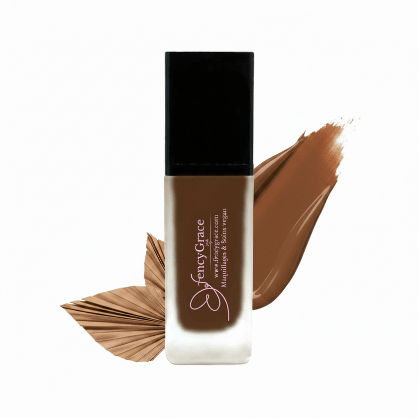 Fond de teint vegan hydratant SPF 15 – Fini lumineux naturel | FencyGrace Canada - disponible dans plusieurs teintes