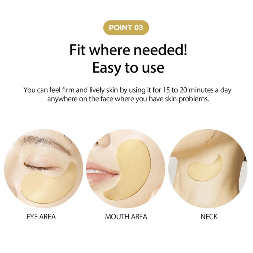 Foodaholic Hydrogel Eye Patch 60ea - Gold